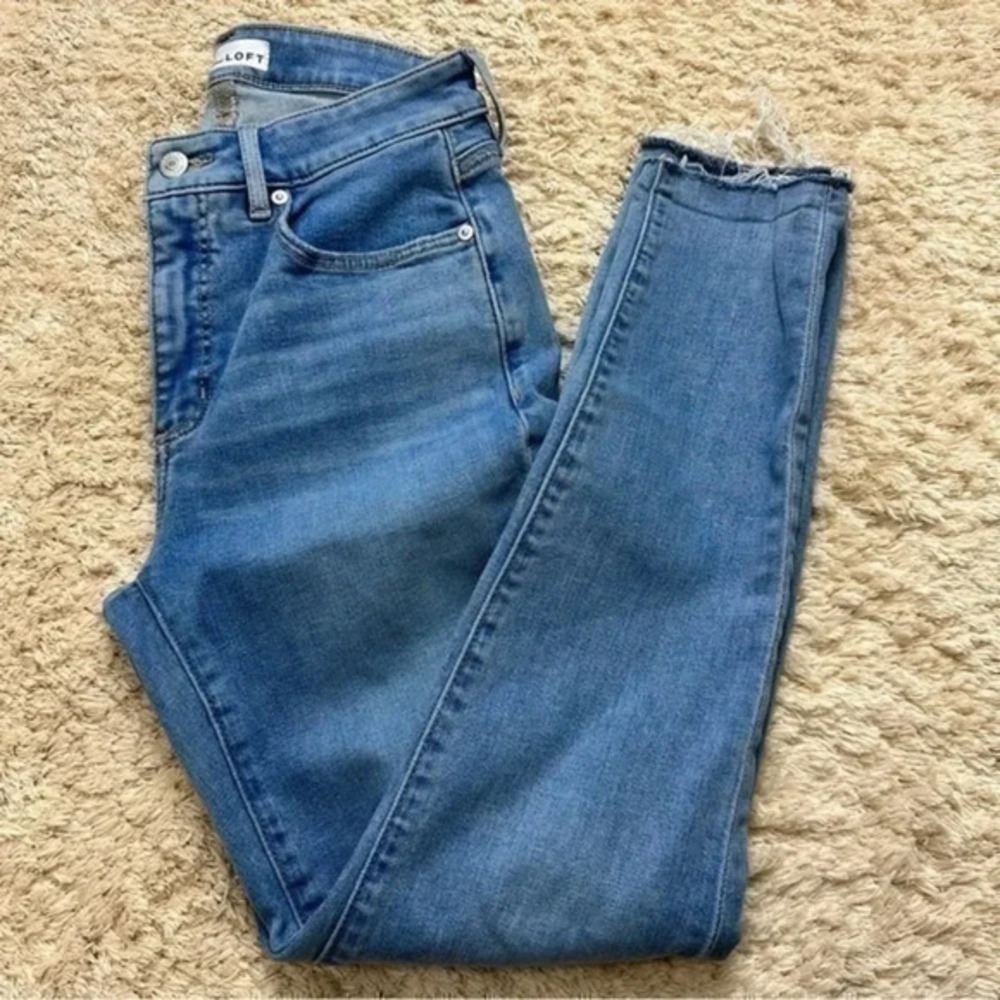 Loft the curvy skinny women’s jeans size 26/2